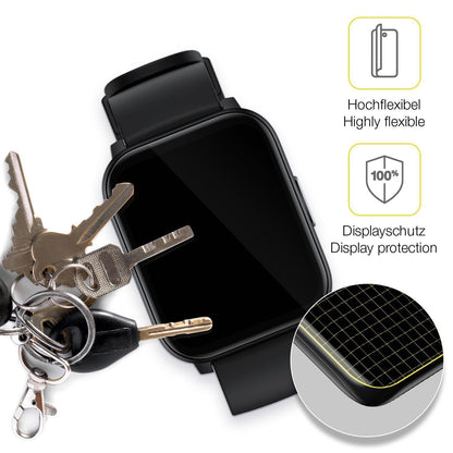 2x 3D Full Cover Schutzfolie für Realme Watch S100 (3)