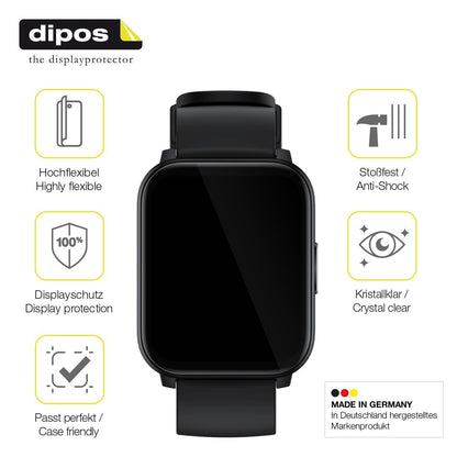 2x 3D Full Cover Schutzfolie für Realme Watch S100 (7)
