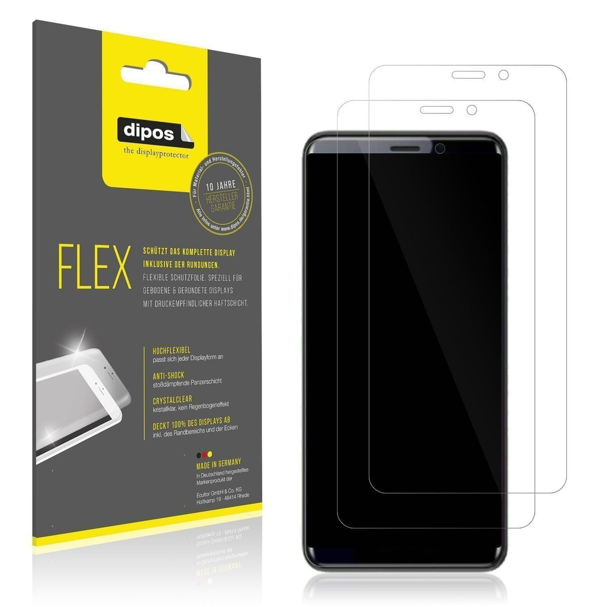 2x 3D Full Cover Schutzfolie für Coolpad Cool Play (1)