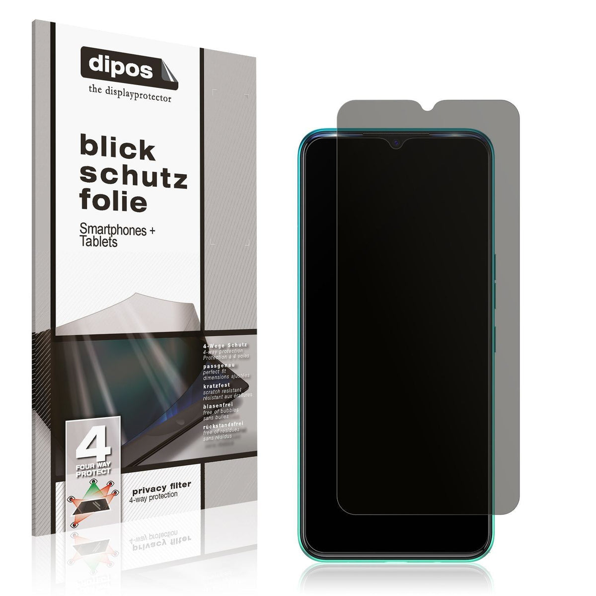 Blickschutzfolie für Tecno Spark 7T matt Schutzfol (1)