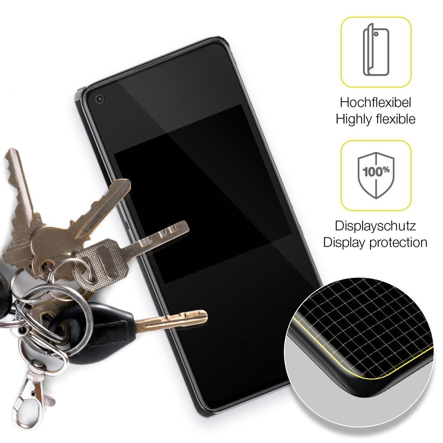 2x 3D Full Cover Schutzfolie für Oppo K10 Pro (3)