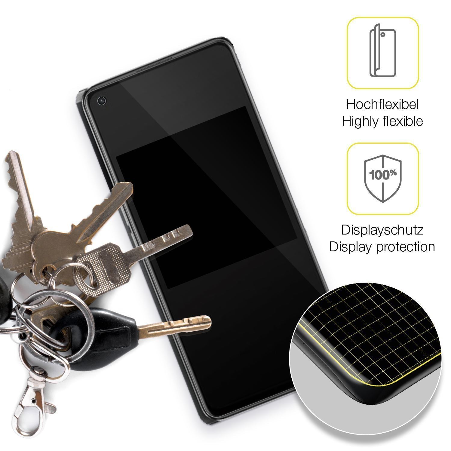 2x 3D Full Cover Schutzfolie für Oppo K10 Pro (3)