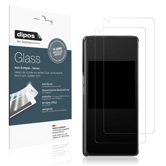 2x 9H Schutzfolie matt für Oppo K10 Pro 5G Panzerf (1)
