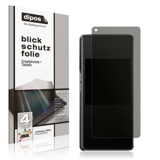 Blickschutzfolie für Oppo K10 Pro 5G matt Schutzfo (1)