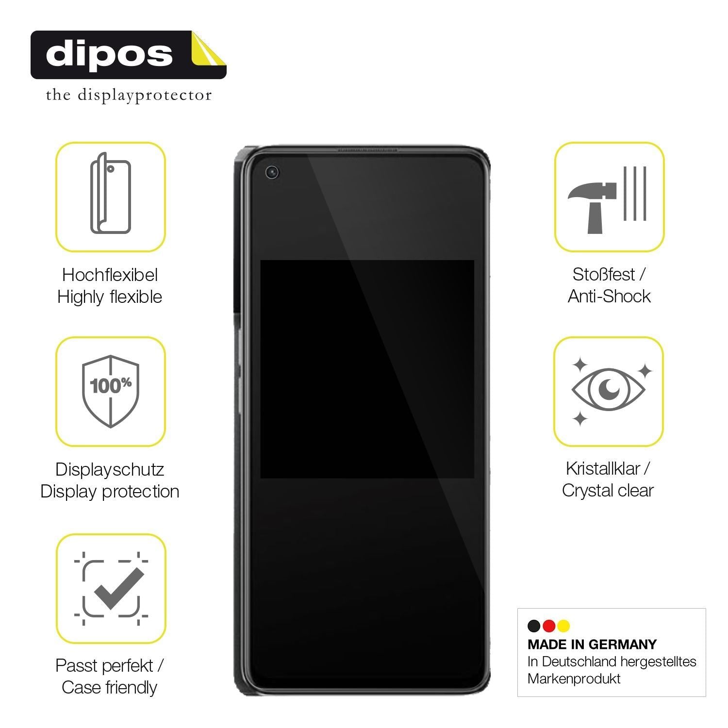 3x 3D Full Cover Schutzfolie für Oppo K10 Pro (7)