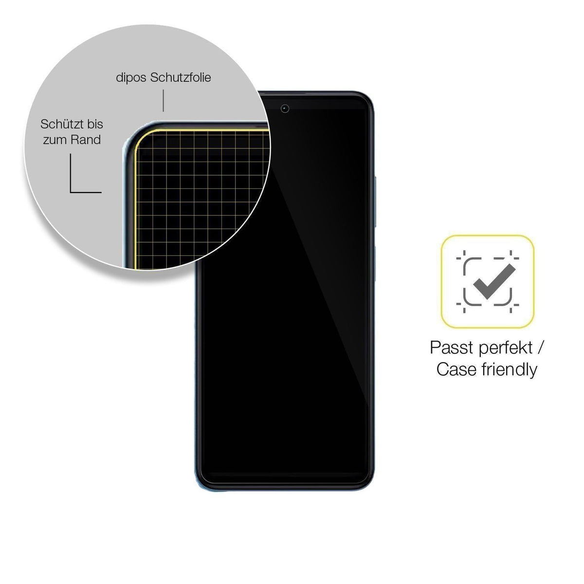 3x 3D Full Cover Schutzfolie für Xiaomi Redmi Note (6)