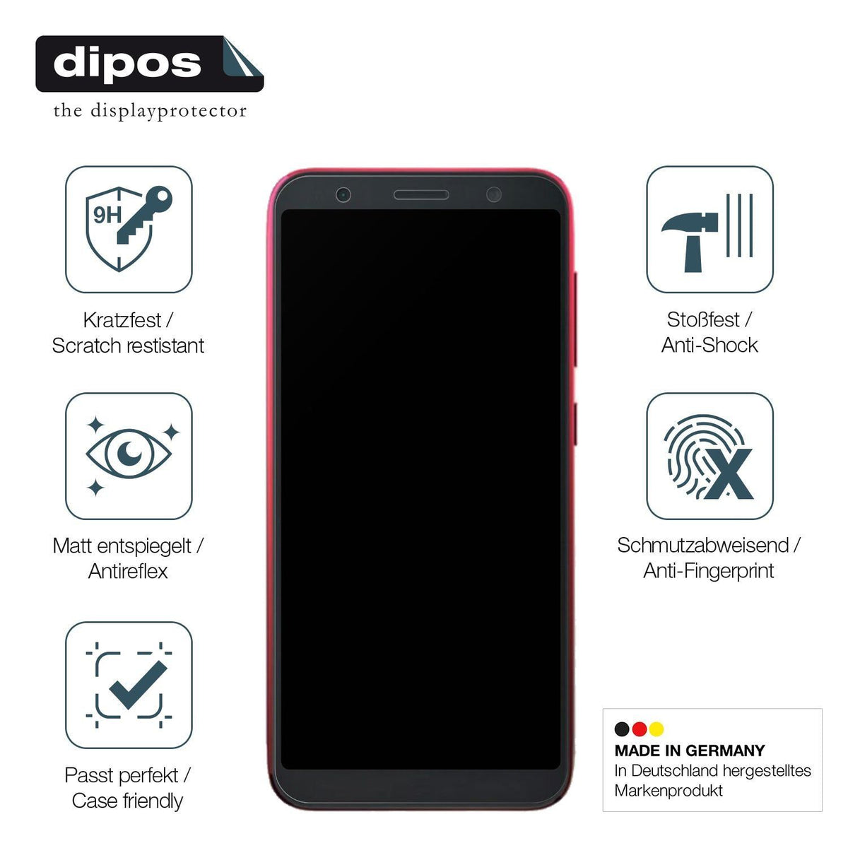 1x 9H Schutzfolie matt für Asus ZenFone Live (L2)  (7)