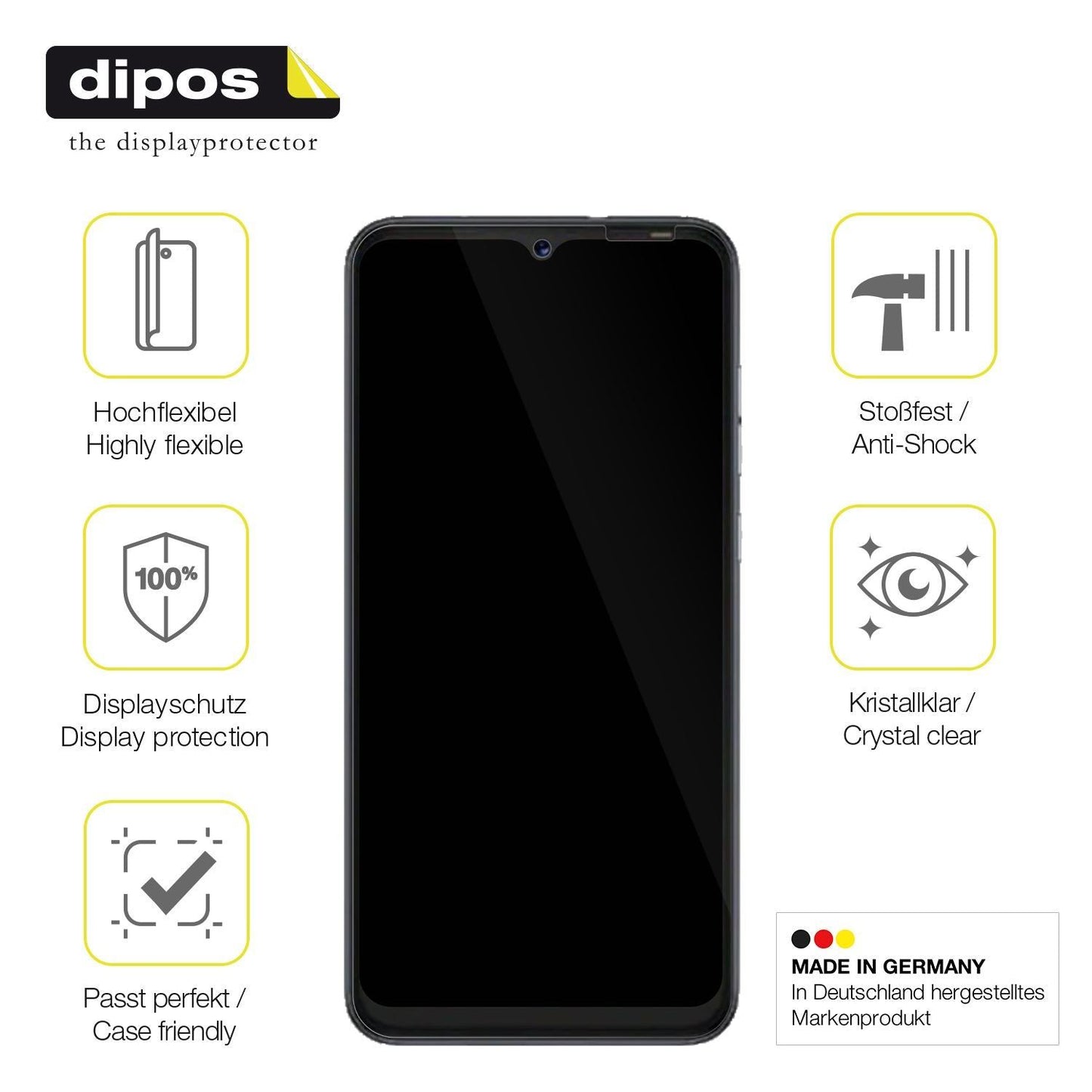 2x 3D Full Cover Schutzfolie für Tecno POP 5P (7)