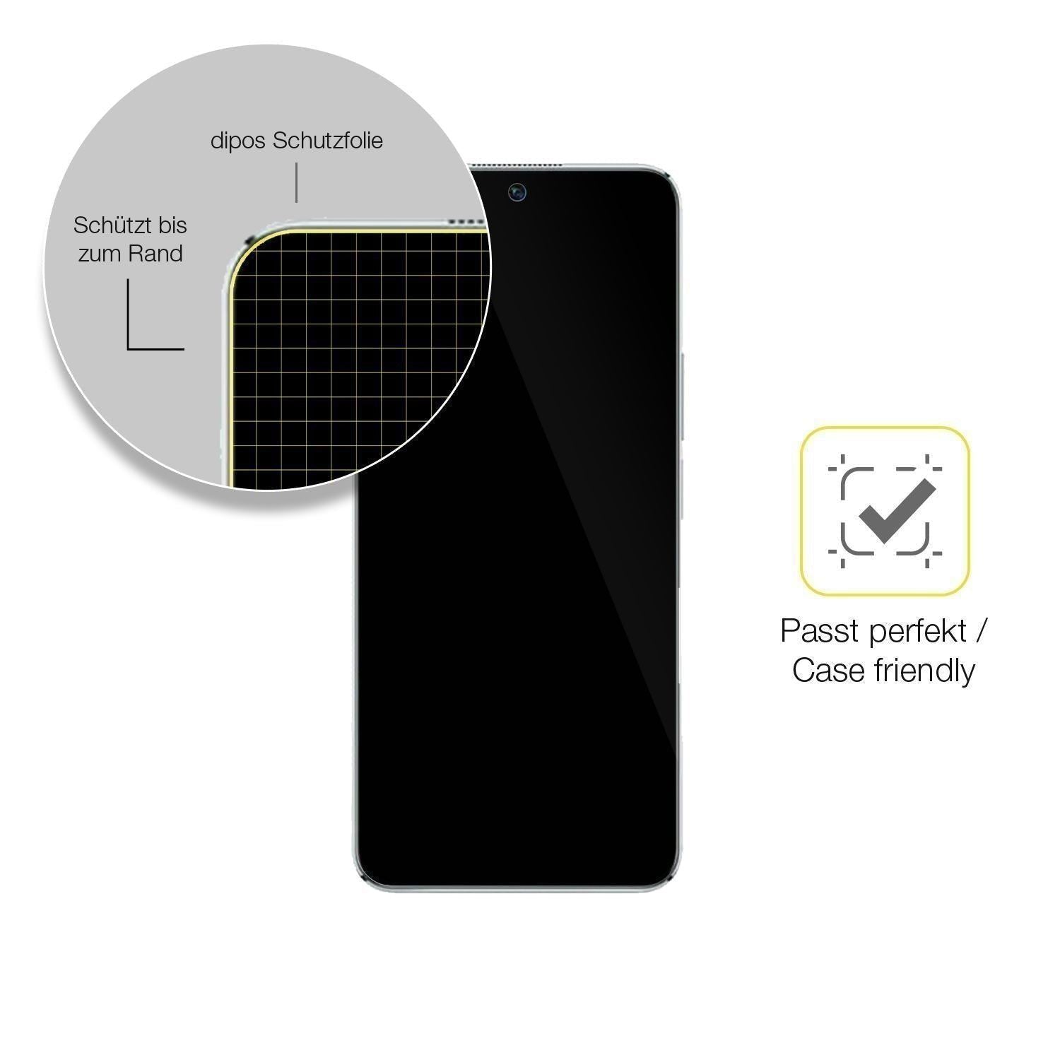 2x 3D Full Cover Schutzfolie für Honor Play6T Pro (6)