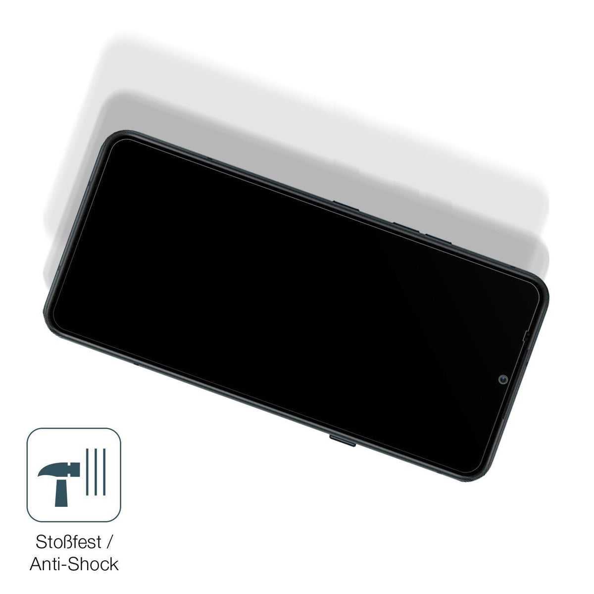2x 9H Schutzfolie matt für LG V50S ThinQ Panzerfol (4)