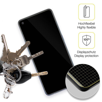3x 3D Full Cover Schutzfolie für Oppo F19 (3)