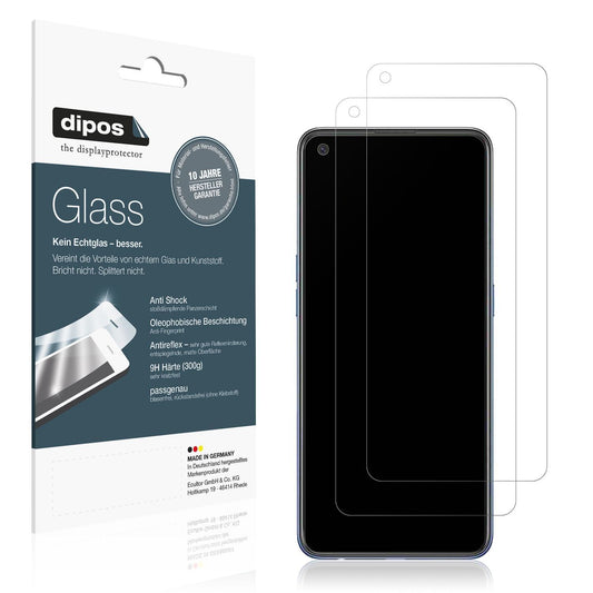 2x 9H Schutzfolie matt für Oppo F19 Panzerfolie (1)