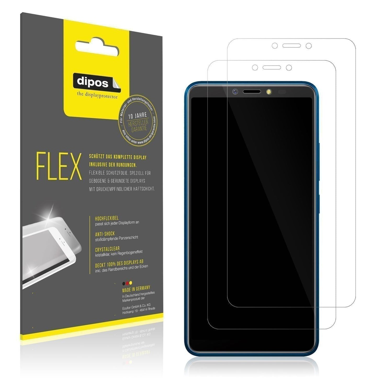 2x 3D Full Cover Schutzfolie für BQ 6030G Practic (1)