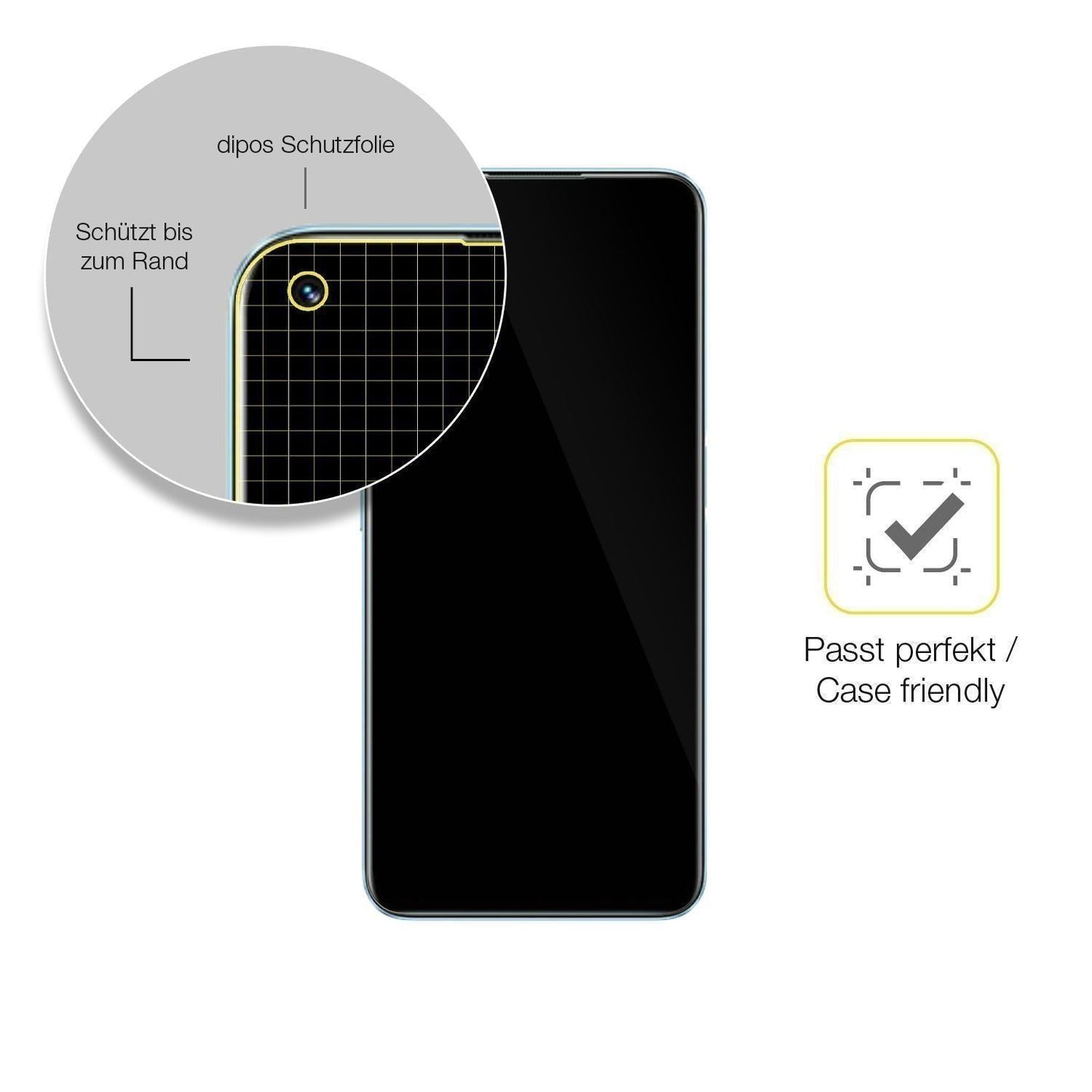 2x 3D Full Cover Schutzfolie für Realme 9 Pro (6)