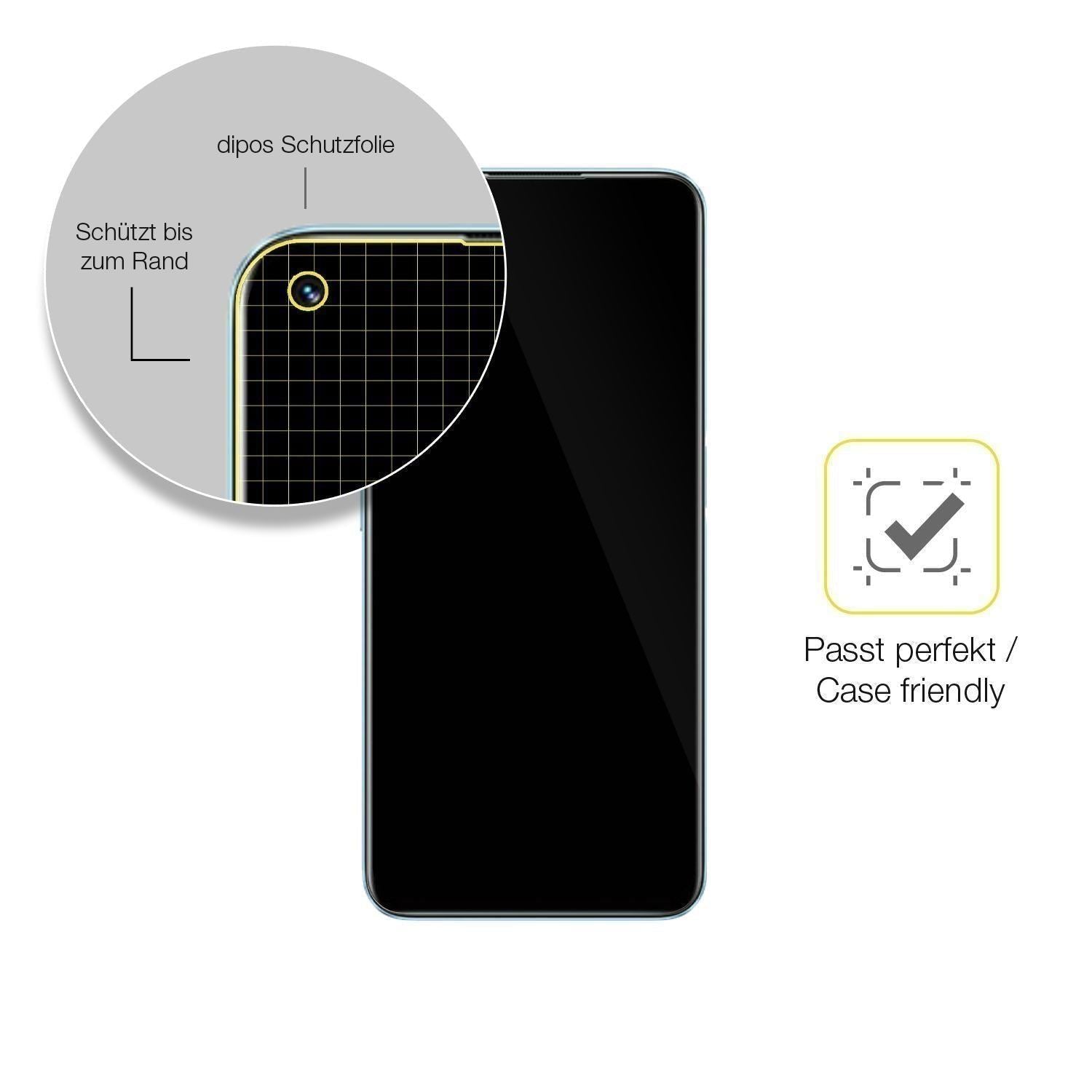 2x 3D Full Cover Schutzfolie für Realme 9 Pro (6)