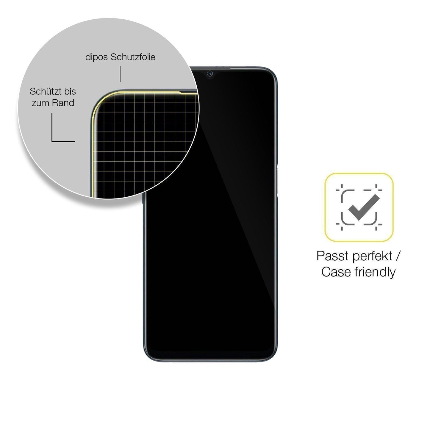 3x 3D Full Cover Schutzfolie für Oppo A16S (6)