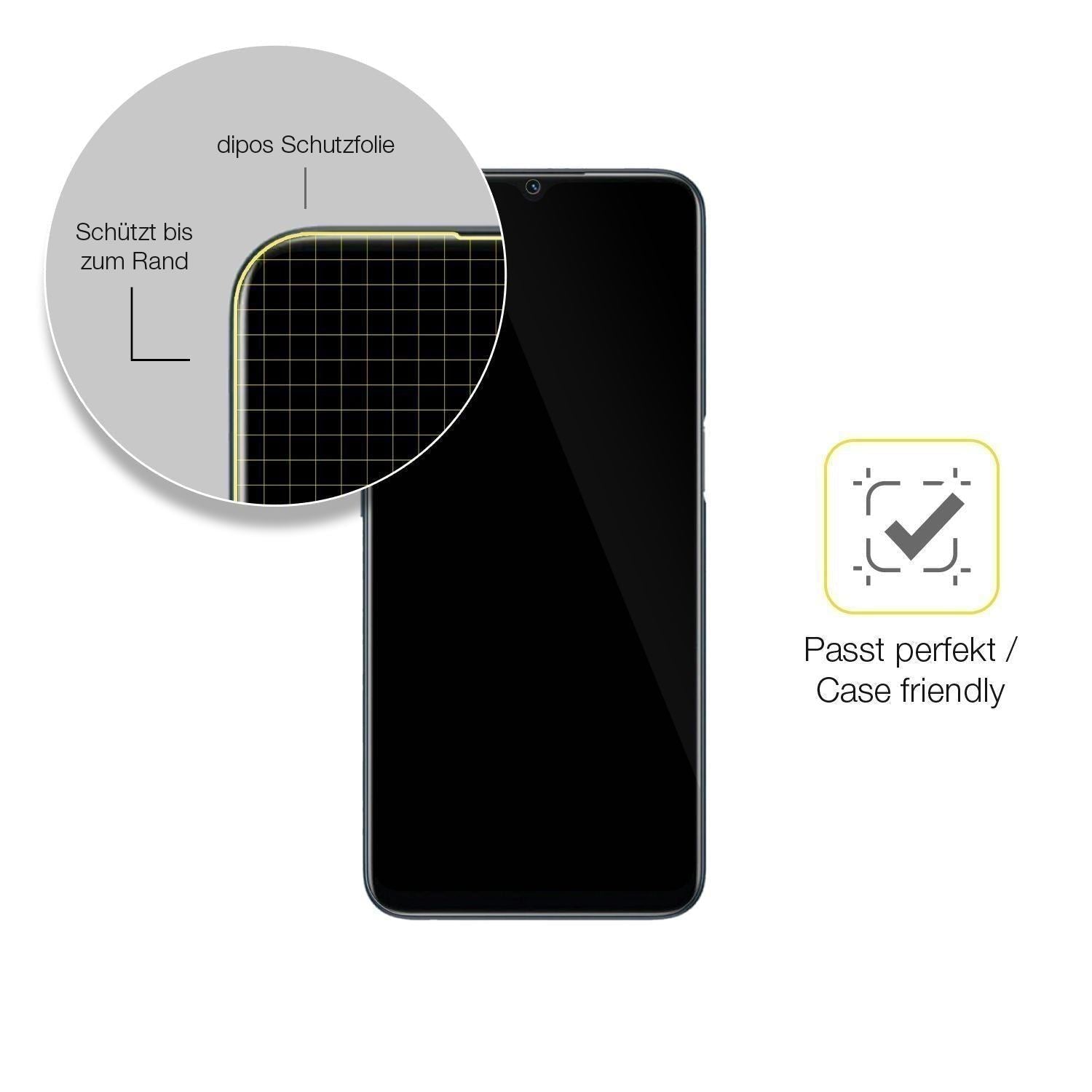 3x 3D Full Cover Schutzfolie für Oppo A16S (6)