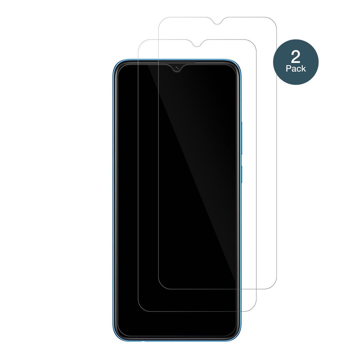 2x 9H Schutzfolie für Oppo A16K Panzerfolie (2)