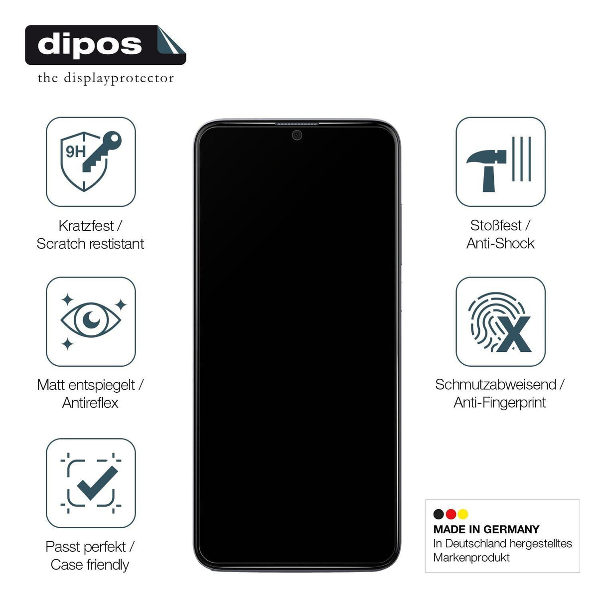 1x 9H Schutzfolie matt für Coolpad Legacy Brisa Pa (7)