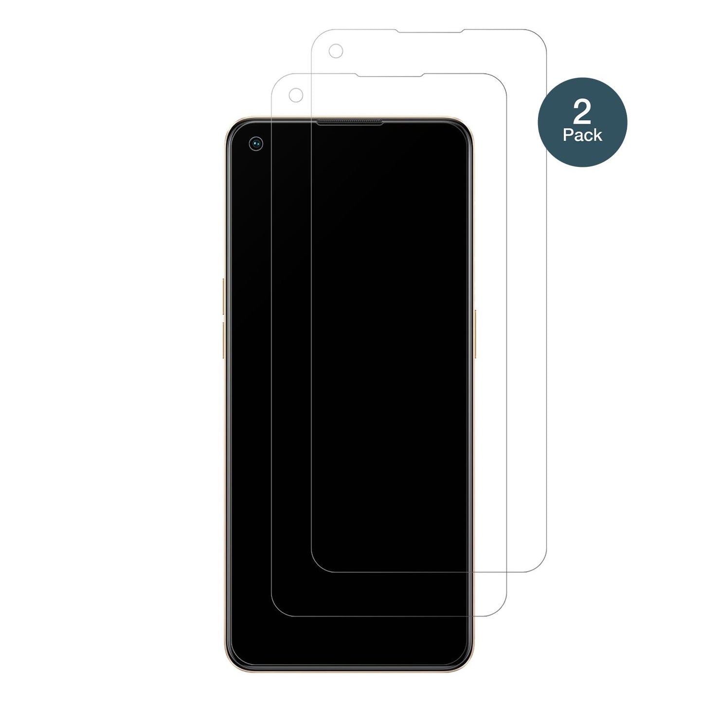 1x 9H Schutzfolie matt für Oppo F21 Pro Panzerfoli (2)