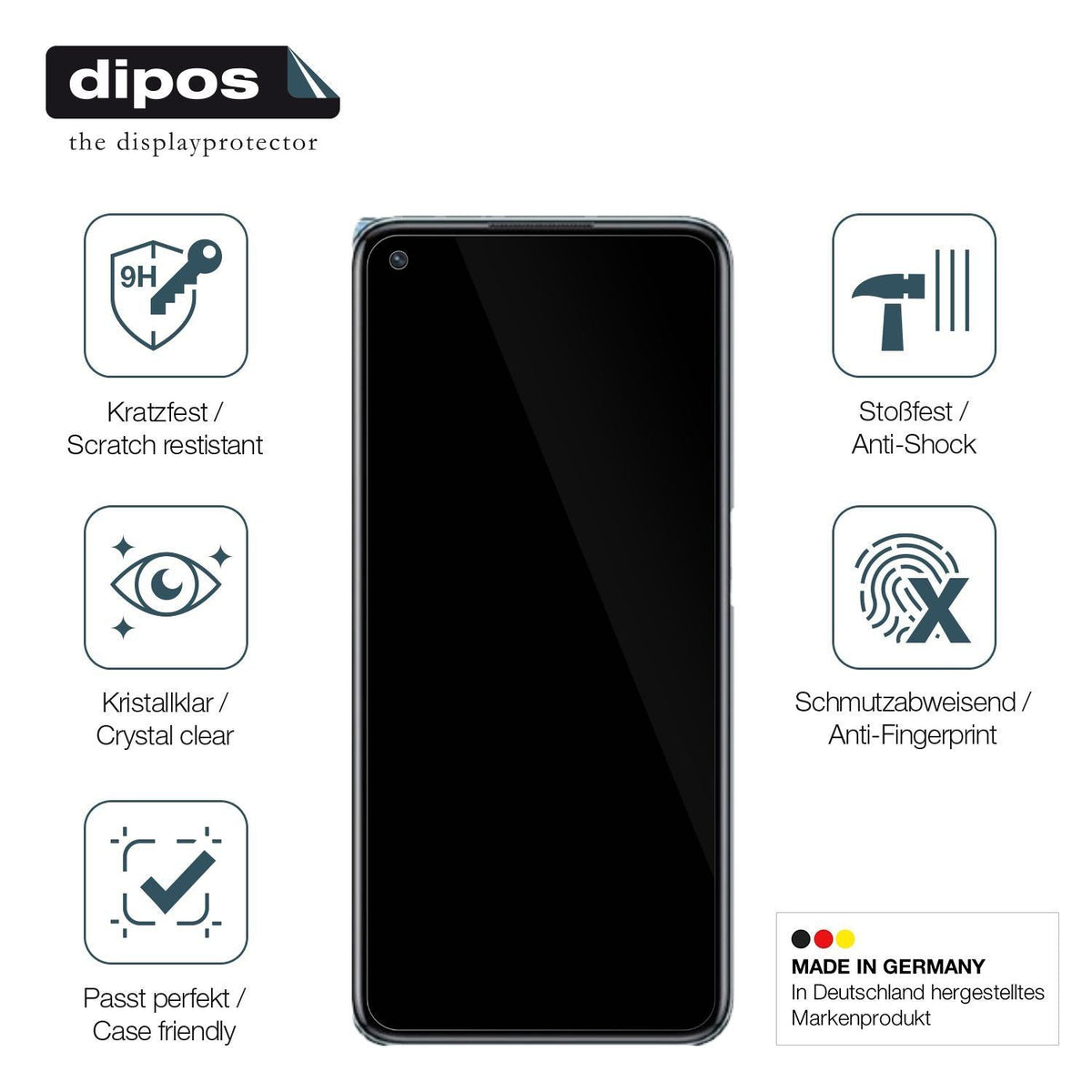 1x 9H Schutzfolie für Oppo K10 5G Panzerfolie (7)