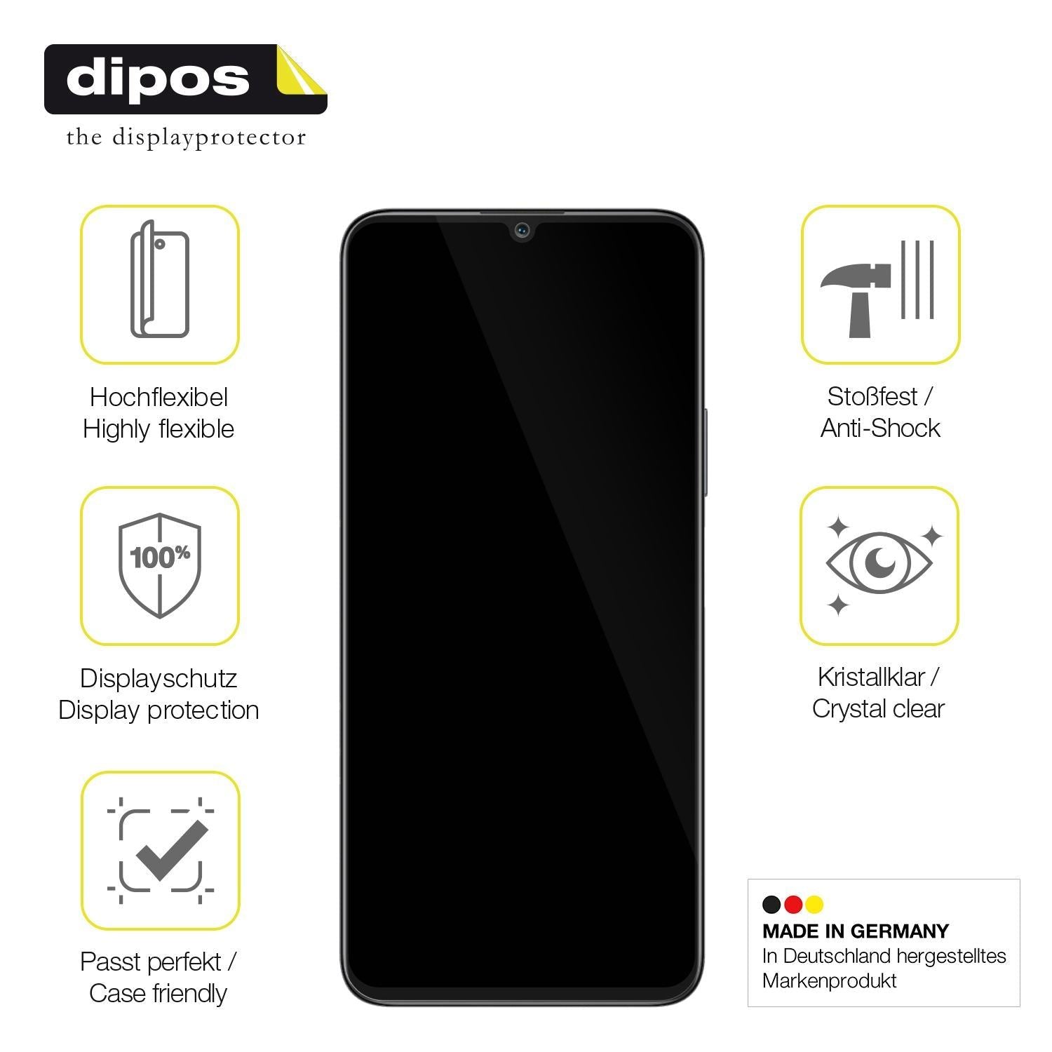 2x 3D Full Cover Schutzfolie für Huawei Honor X7 (7)