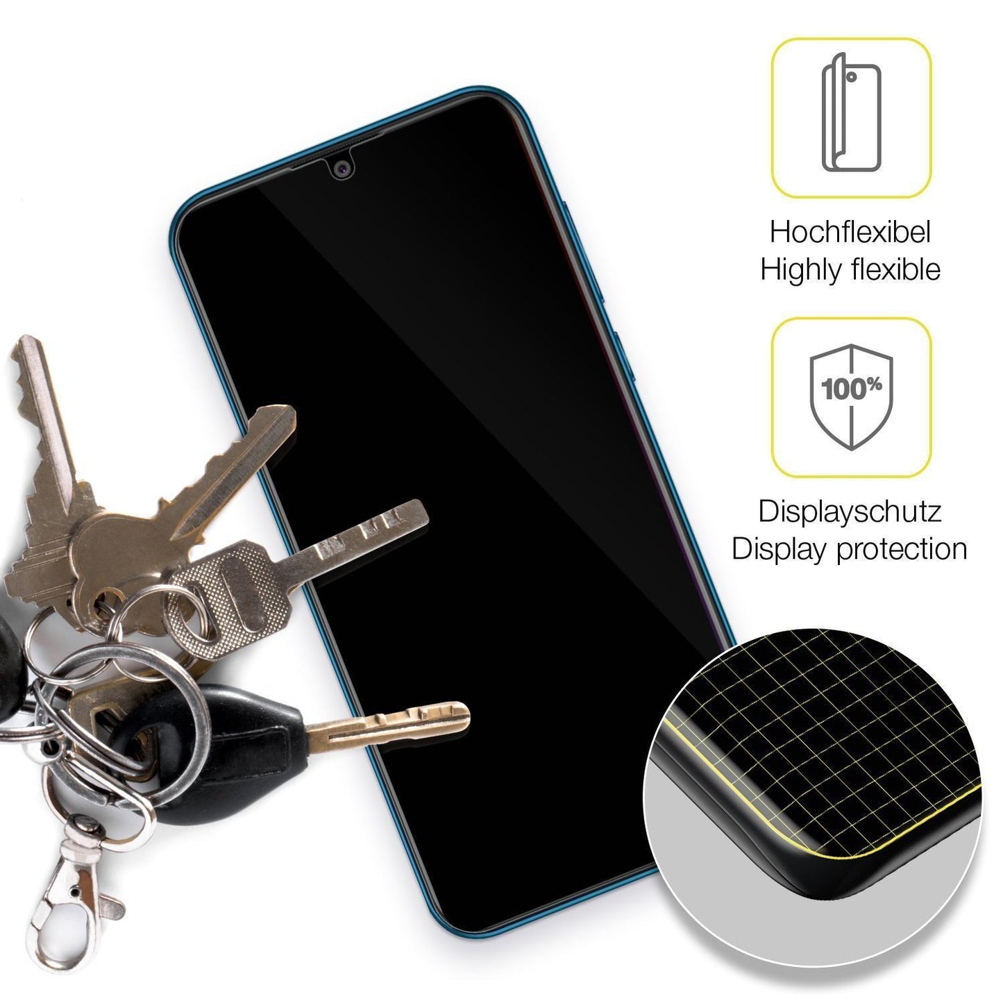 3x 3D Full Cover Schutzfolie für Coolpad Cool 5 (3)