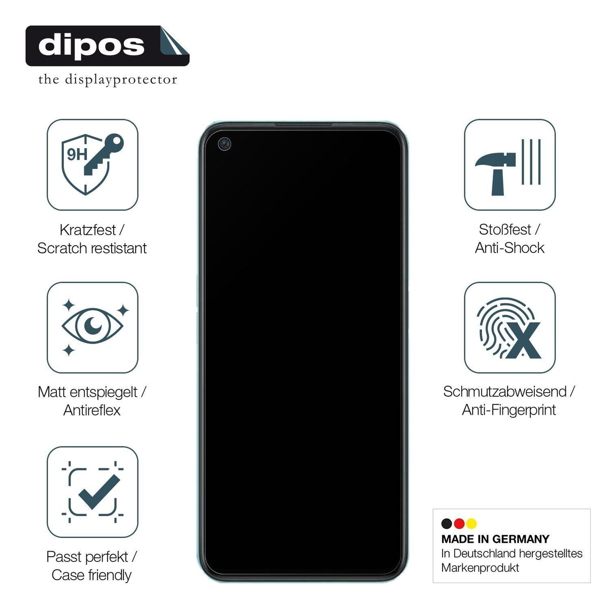 1x 9H Schutzfolie matt für OnePlus Nord CE 2 Lite  (7)