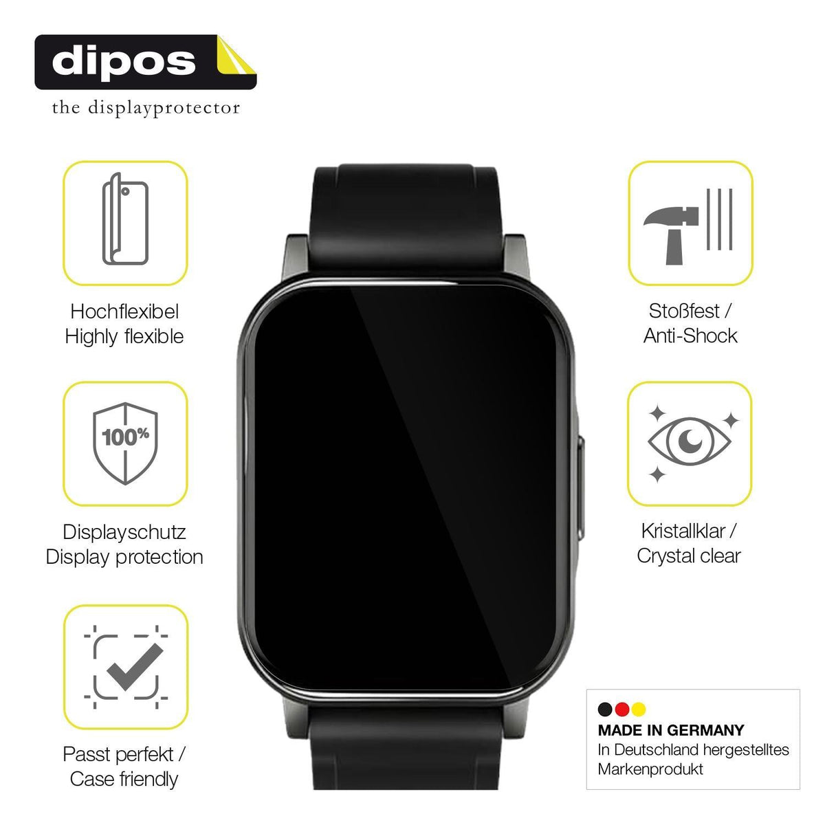 2x 3D Full Cover Schutzfolie für Haylou LS02 watch (7)