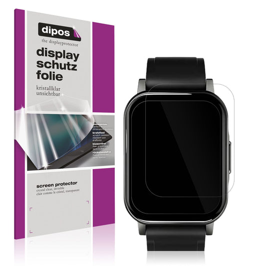 6x Schutzfolie klar für Haylou LS02 watch Display- (1)