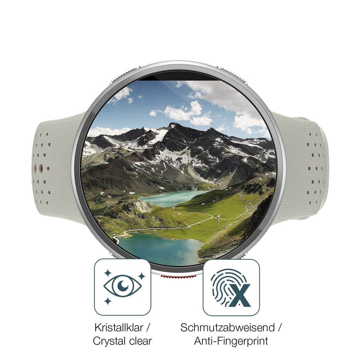 2x 9H Schutzfolie für Polar Pacer Pro Panzerfolie (5)