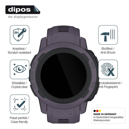 2x 9H Schutzfolie für Garmin Instinct 2S (40mm) Pa (7)