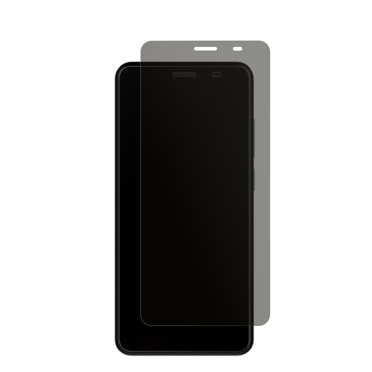 Blickschutzfolie für Lava Iris 88S matt Schutzfoli (2)