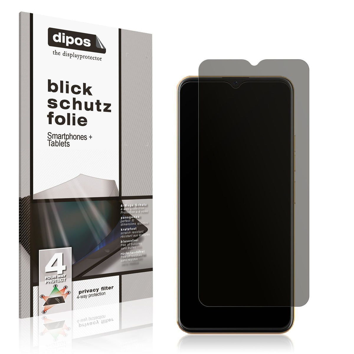 Blickschutzfolie für Coolpad Cool 20 Pro matt Schu (1)