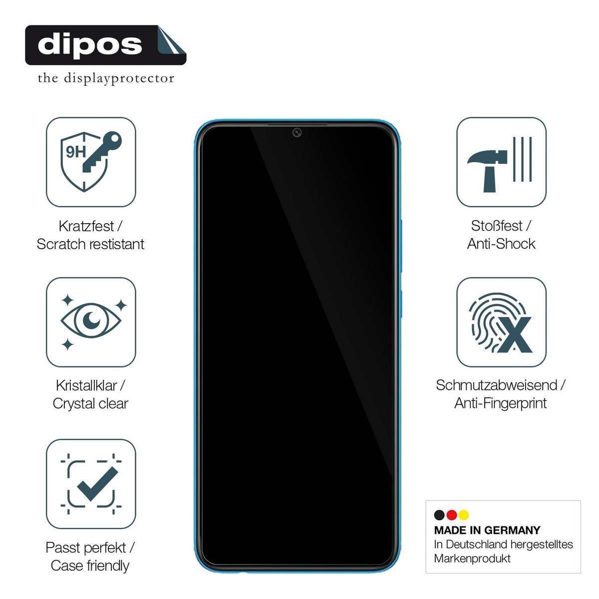 1x 9H Schutzfolie für Oppo A16e Panzerfolie (7)