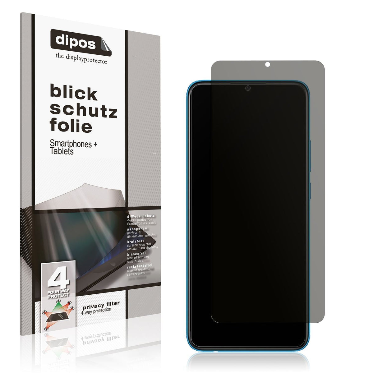 Blickschutzfolie für Oppo A16e matt Schutzfolie Pr (1)