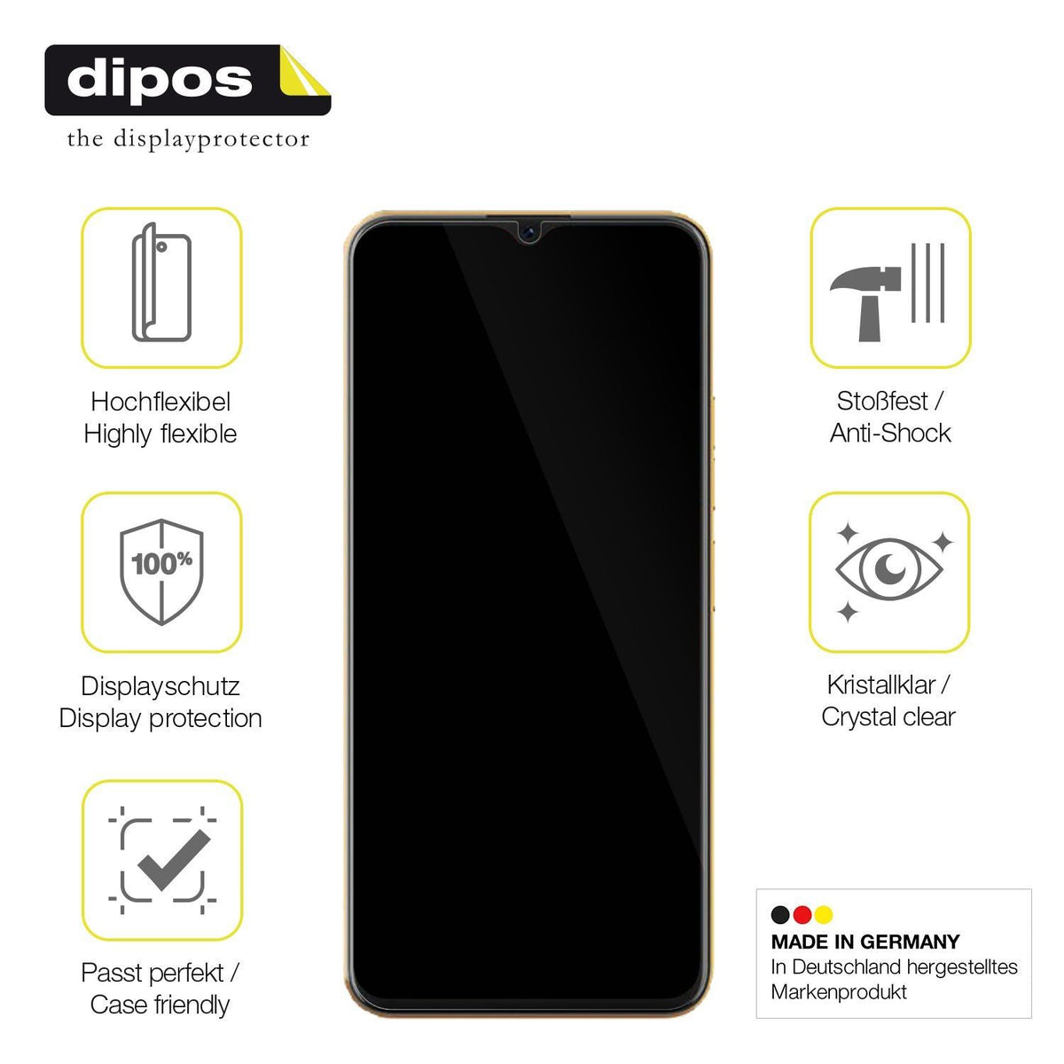 3x 3D Full Cover Schutzfolie für Coolpad Cool 20 P (7)