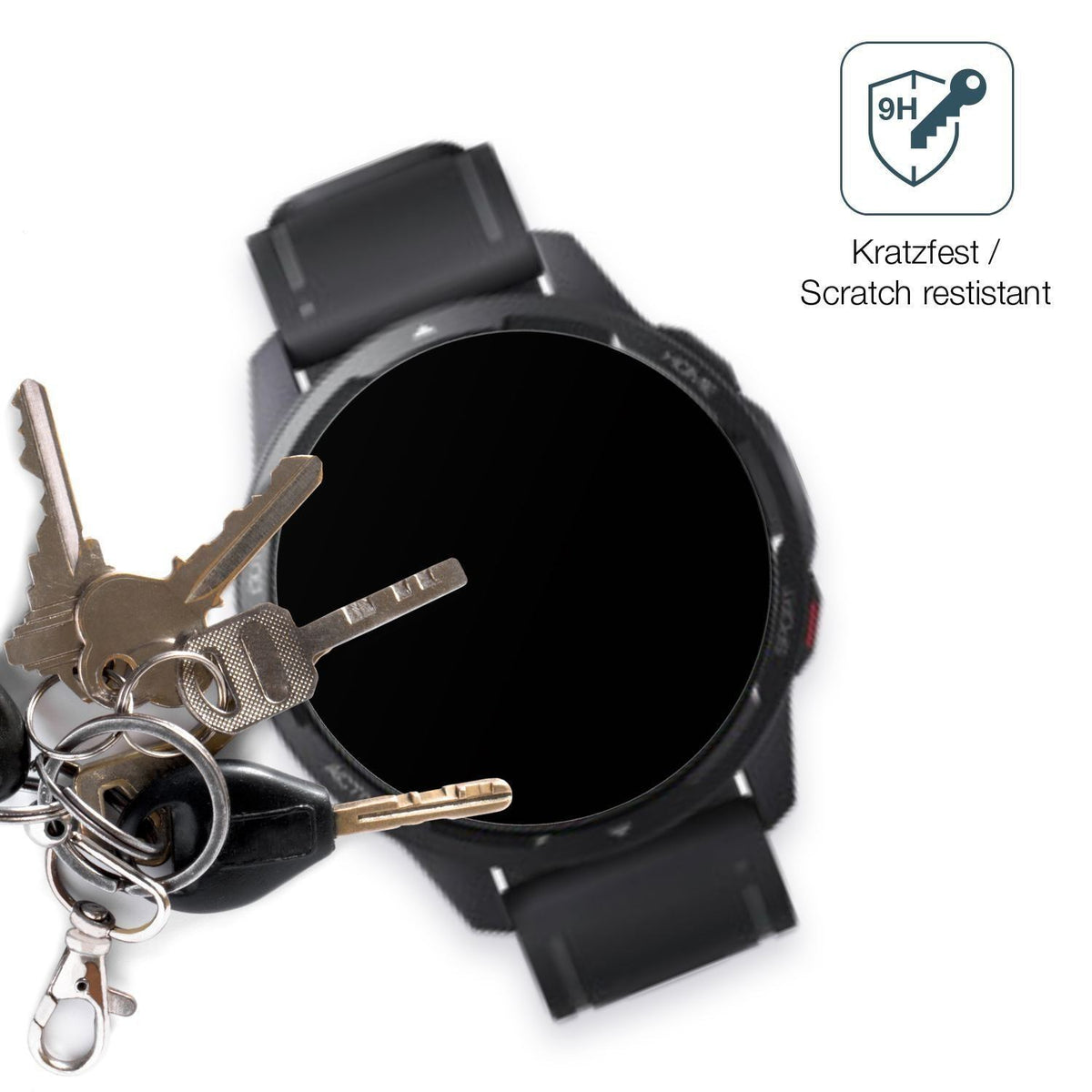 2x 9H Schutzfolie matt für Xiaomi Watch S1 Active  (3)