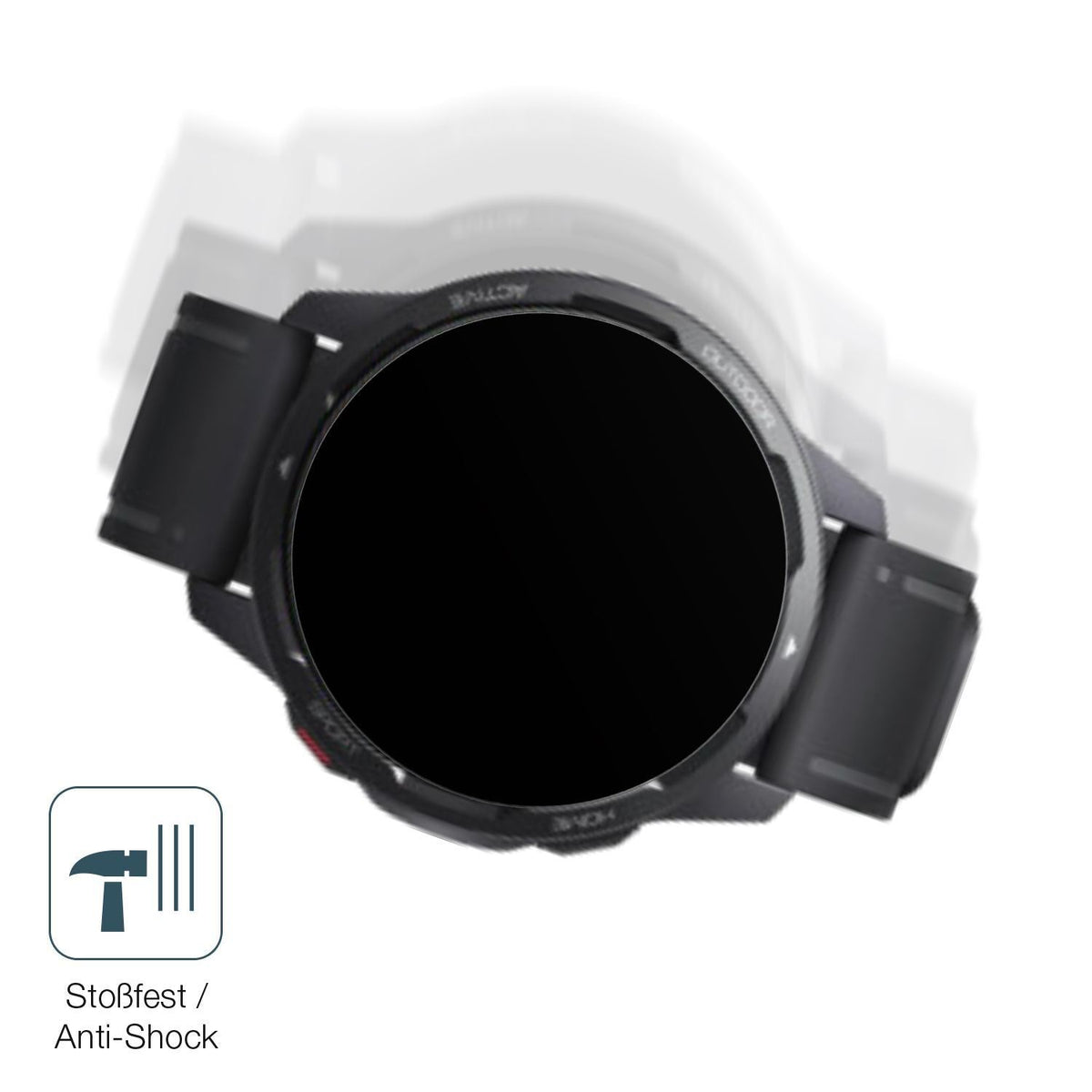 2x 9H Schutzfolie matt für Xiaomi Watch S1 Active  (4)