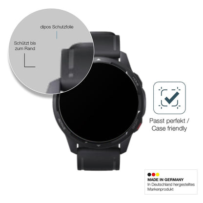 2x 9H Schutzfolie matt für Xiaomi Watch S1 Active  (6)