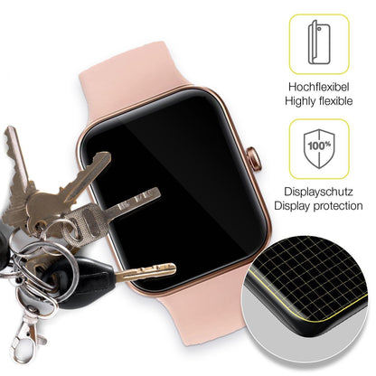 2x 3D Full Cover Schutzfolie für AooDen Smartwatch (3)