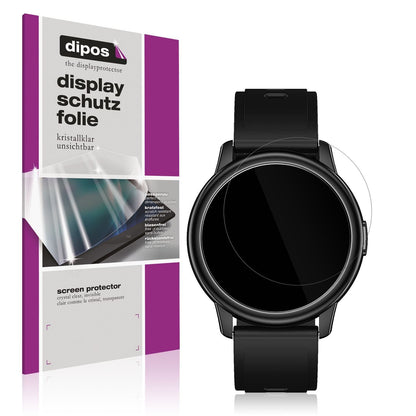 2x Schutzfolie klar für Cillso 1,3 Zoll Smartwatch (1)
