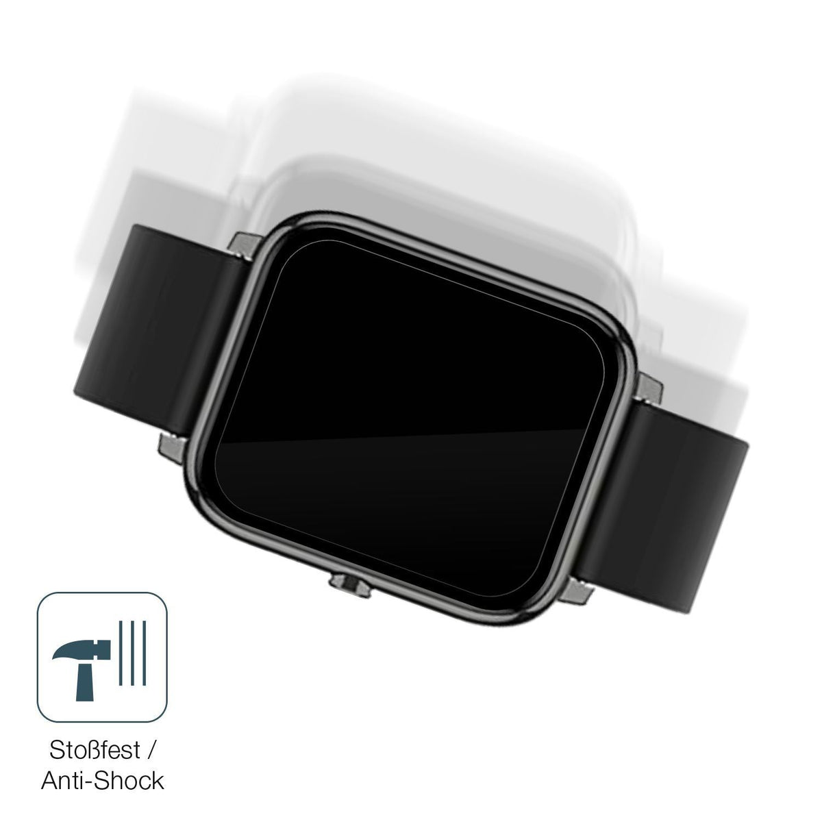 1x 9H Schutzfolie für Popglory Smartwatch Panzerfo (4)