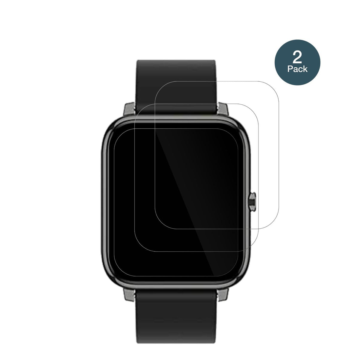 2x 9H Schutzfolie für Popglory Smartwatch Panzerfo (2)