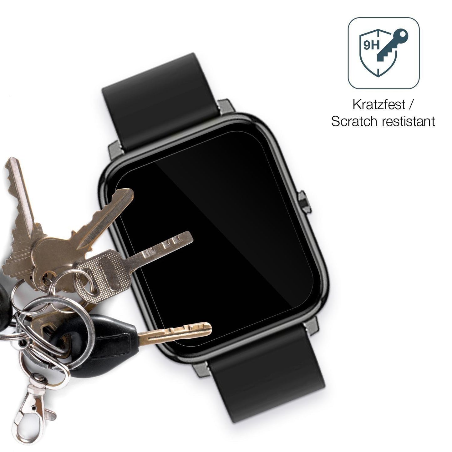 2x 9H Schutzfolie für Popglory Smartwatch Panzerfo (3)