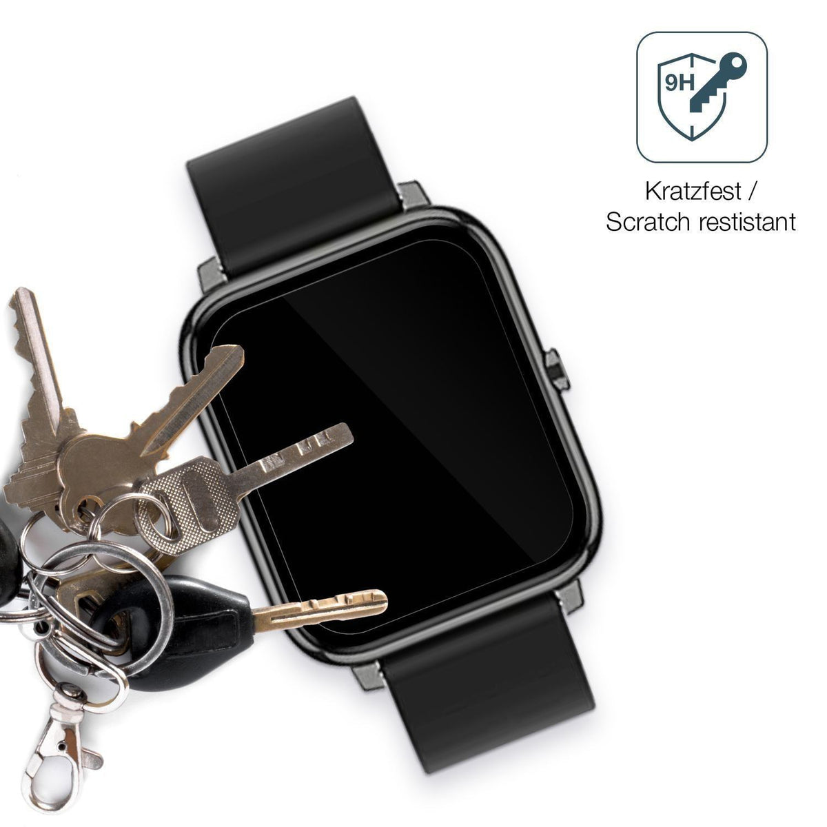 2x 9H Schutzfolie für Popglory Smartwatch Panzerfo (3)