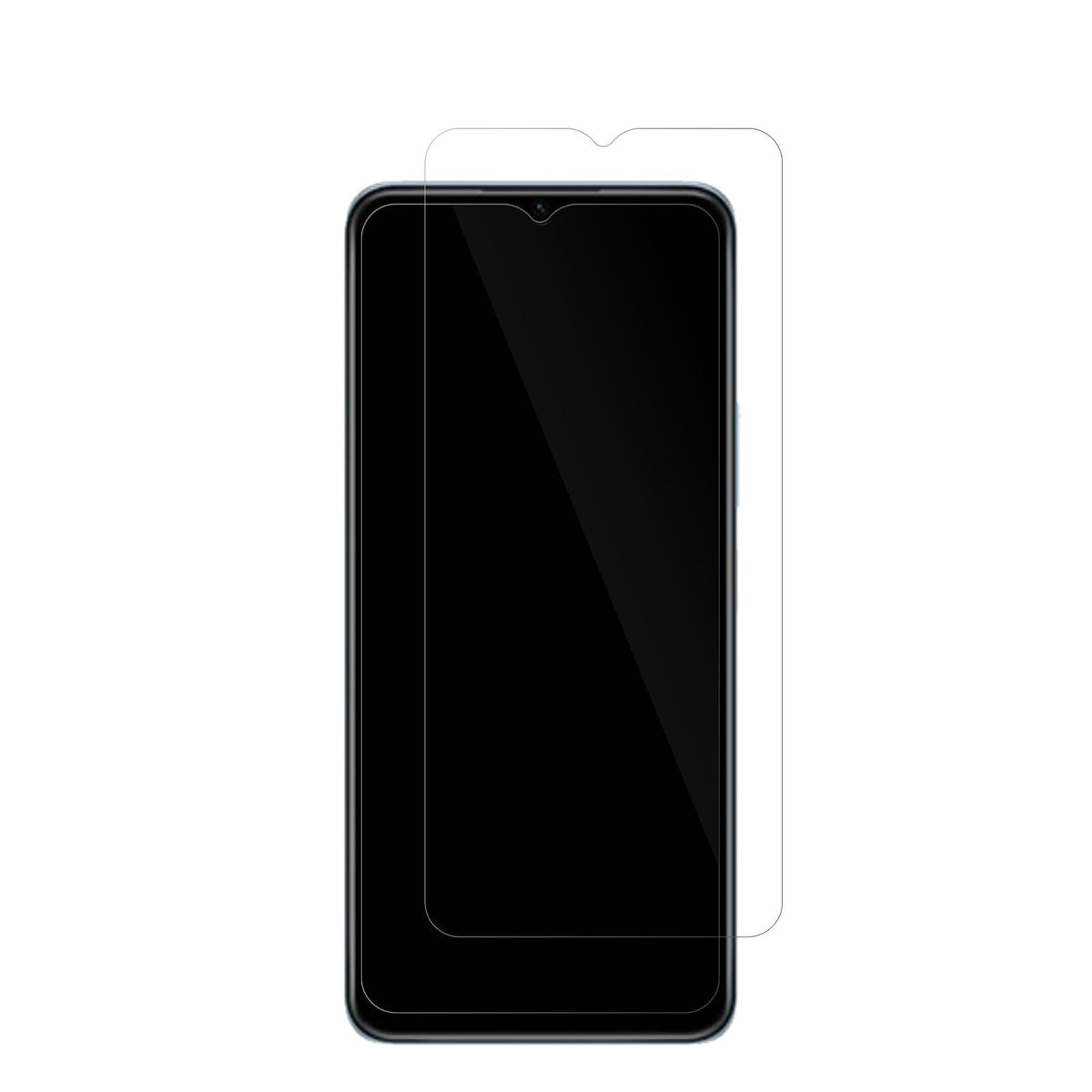 1x Schutzfolie klar für Vivo Y55s 5G Display-Schut (2)