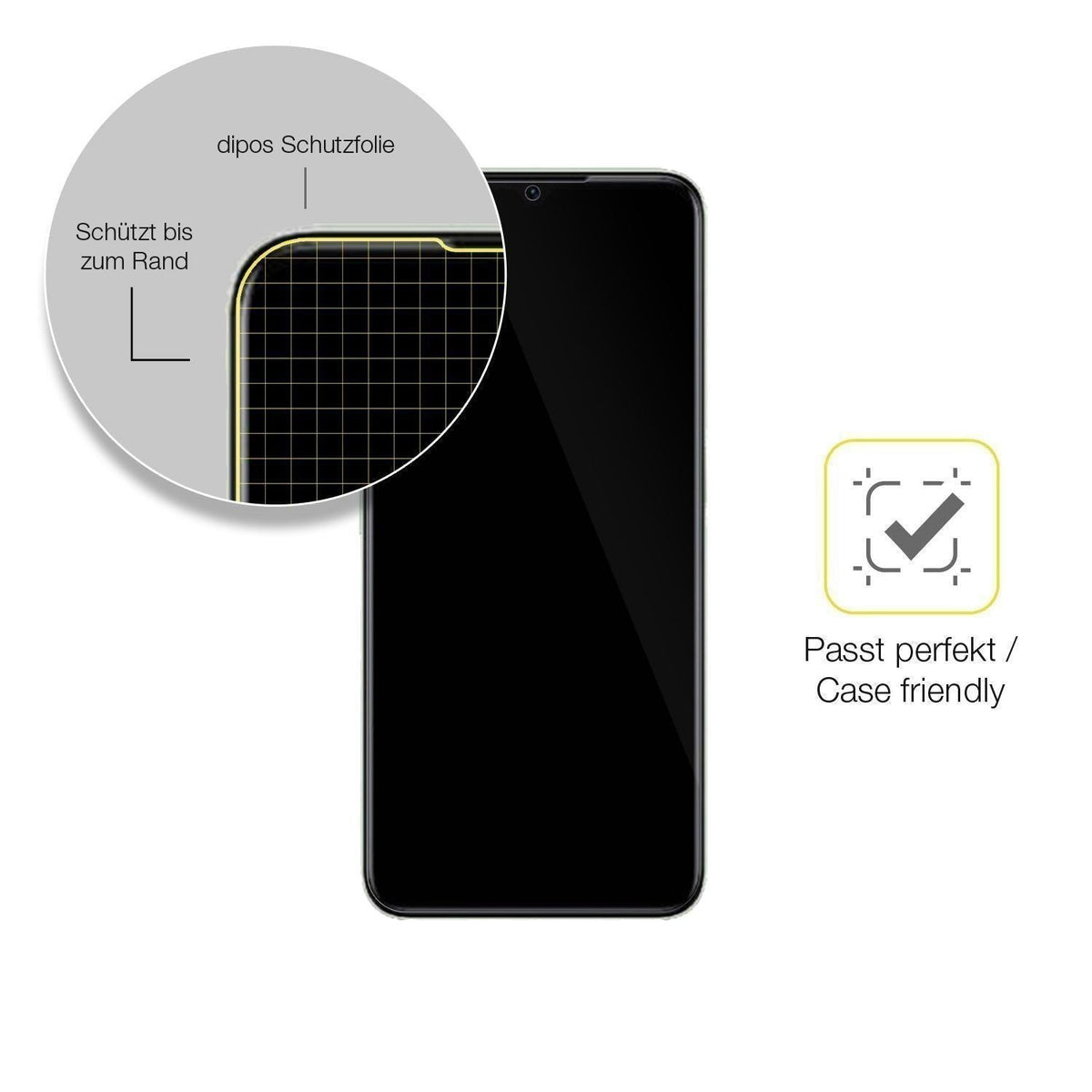 3x 3D Full Cover Schutzfolie für Realme C35 (6)