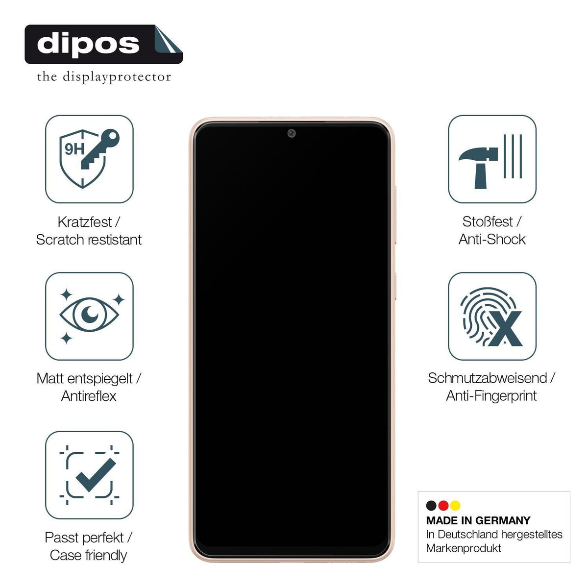 1x 9H Schutzfolie matt für Samsung Galaxy A33 5G P (7)