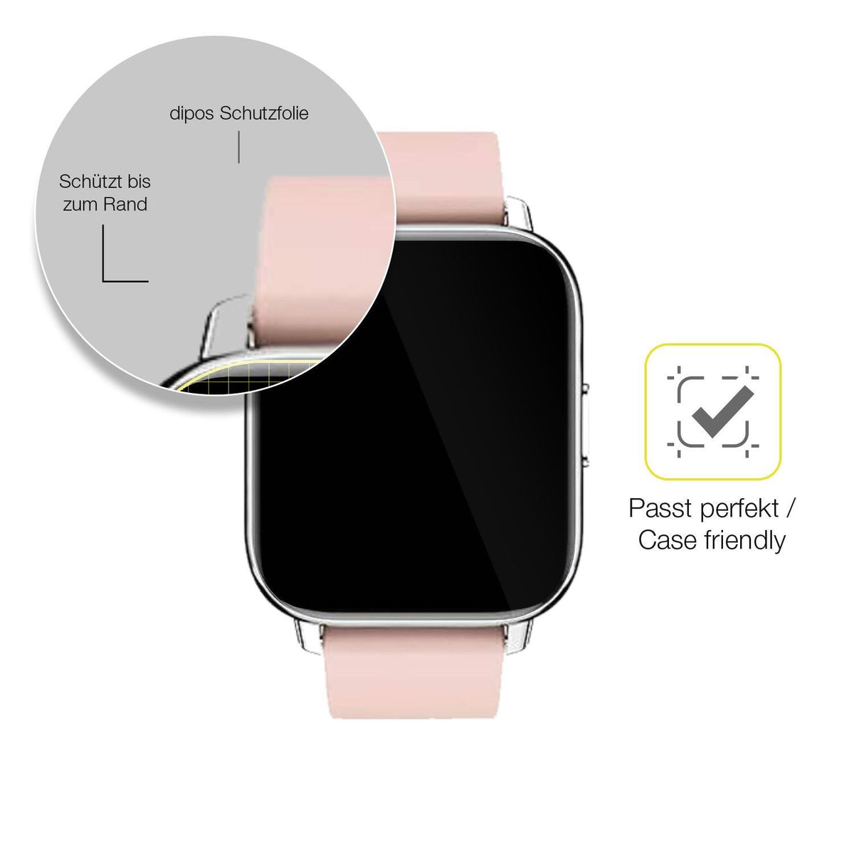 2x 3D Full Cover Schutzfolie für Togala Smartwatch (6)
